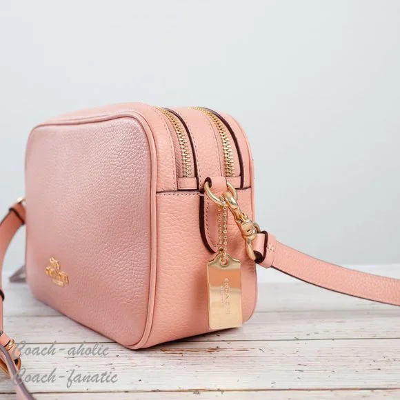 NWT Coach 39856 Jes Leather Crossbody in Shell Pink - Picture 5 of 11